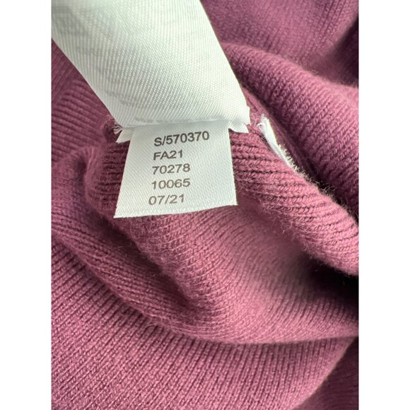 Loft Sweater Dress Size XS Ribbed Long Sleeve Mock Neck Purple Stretch Cozy Knit - Picture 7 of 8